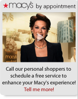 macy's by appointment